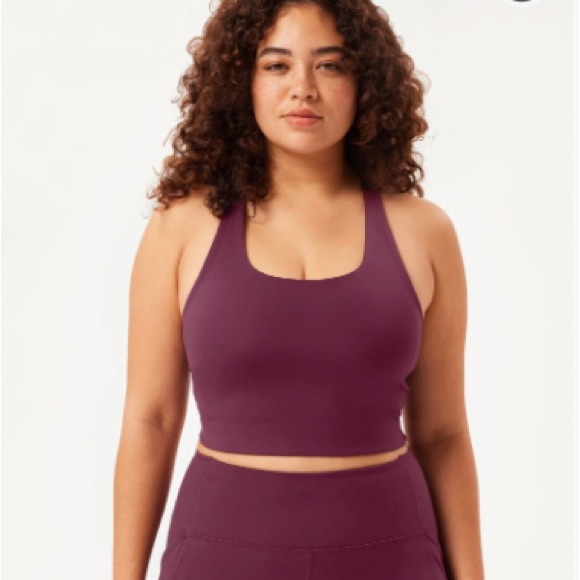 girlfriend collective Other - girlfriend collective Paloma Racerback Bra in ‘Plum’